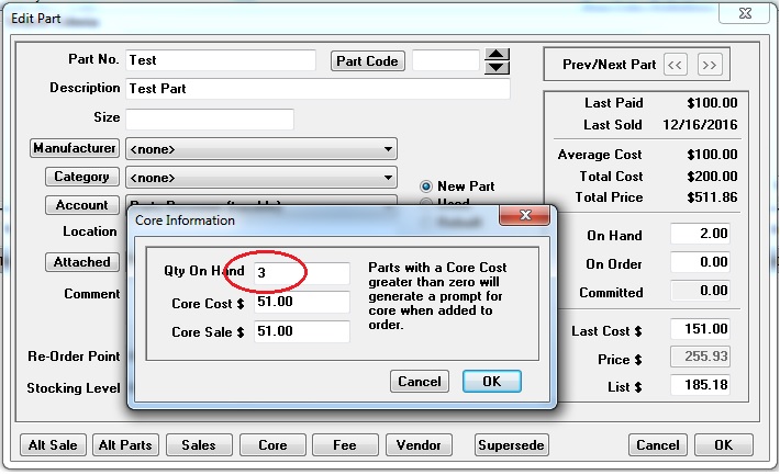 Core count